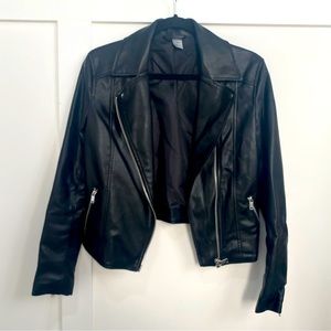 H&M faux leather jacket